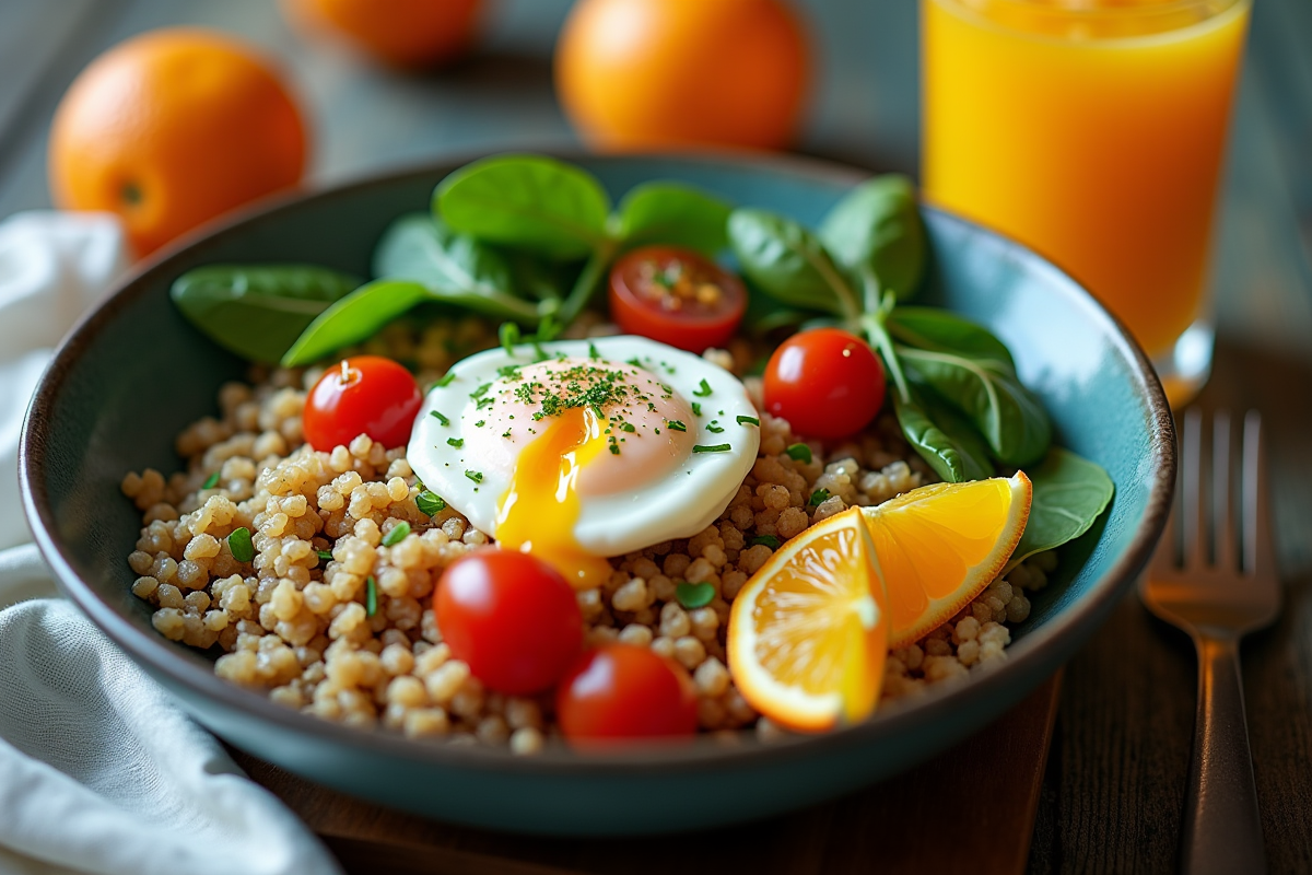 petit-déjeuner protéiné