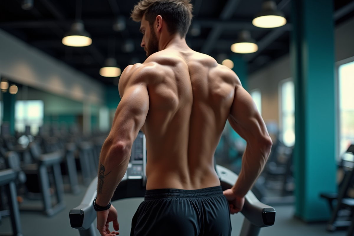 Gros plan sur les muscles dorsaux d