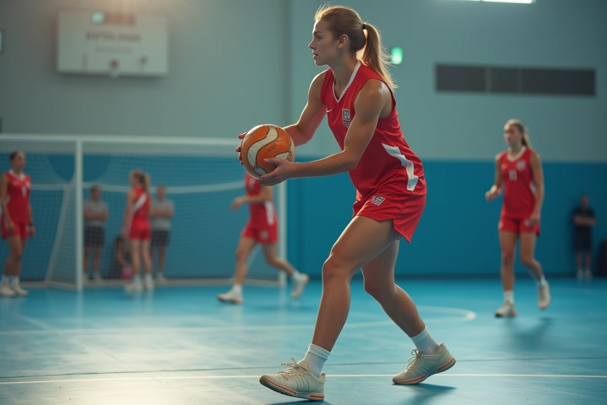 Femme en action lors d